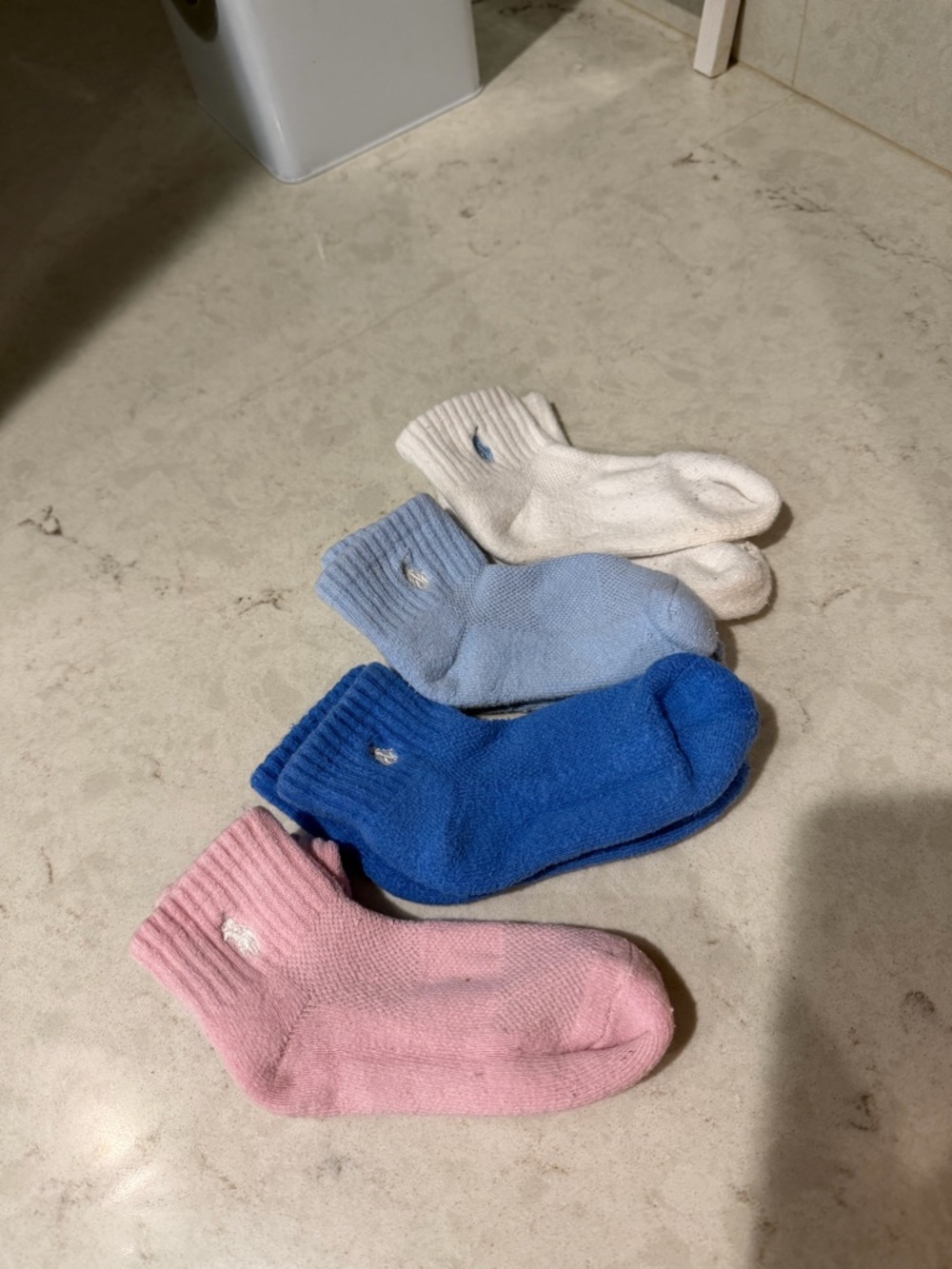 Polo by Ralph Lauren Kids Crew Socks - Pink, Royal Blue, Light Blue, White